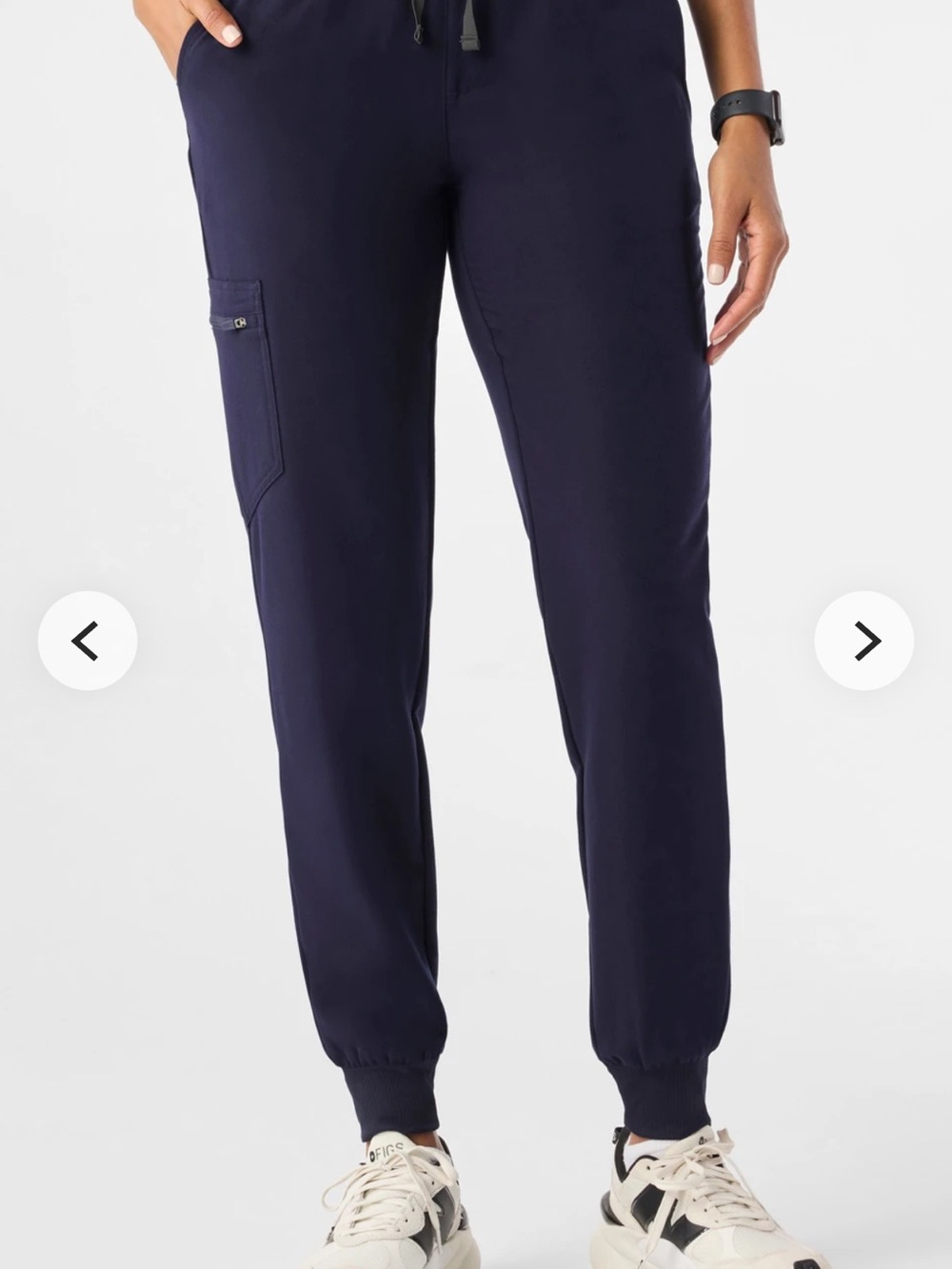 Figs Navy Track Joggers with Cargo Pocket